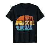 mulinello fresco papà vintage pesca pesce pescatore divertente maglietta