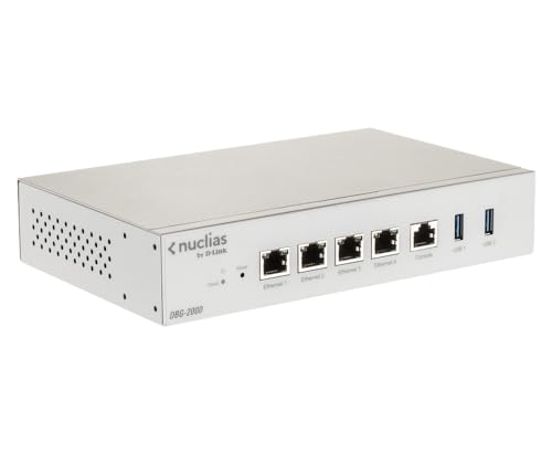Image of D-Link Nuclias Cloud-Managed SD-WAN Security Gateway Firewall and VPN Router - 4X Base-T Ethernet Ports 1x RJ45 Console Port (DBG-2000)