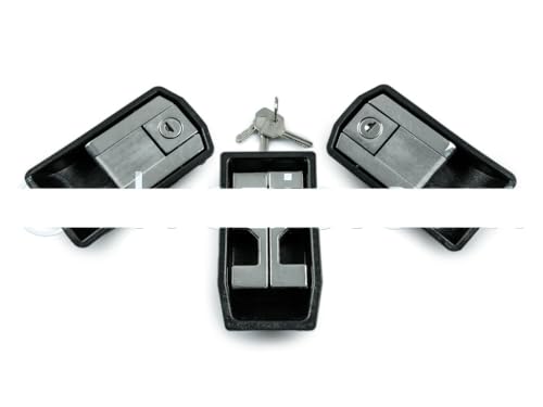 Maniglie Esterne Apri Porta Cromate (3 Pezzi) Compatibile Con Fiat X1/9 Epoca