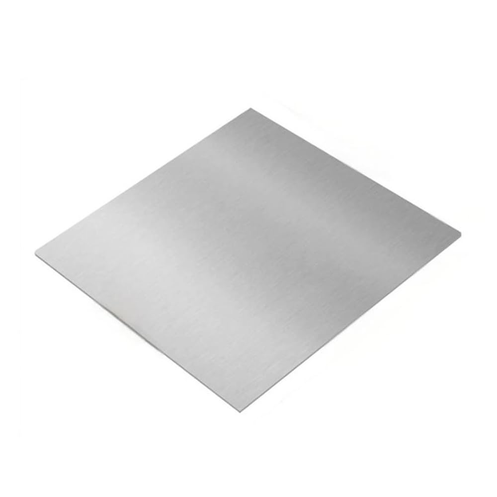 Kwadratowy arkusz folii aluminiowej, polerowana płyta z czystego aluminium o grubości 0,1-5 mm do rzemiosła i gotowania, 100 mm x 100 mm, 1 szt.(100x100x2.5mm)