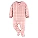 Gerber Baby Girls' Toddler Loose Fit Fleece Footed Pajamas 3-Pack, Pink Floral, 18 Months