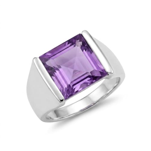 Natural 2ct Purple Amethyst 925 Solid...