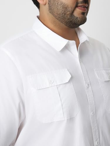 Image of Urbano Plus Men's Cotton Full Sleeve Regular Fit Casual Solid Shirt