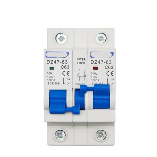 Disyuntor de enclavamiento manual MTS para alternar generador y red eléctrica en casa 2