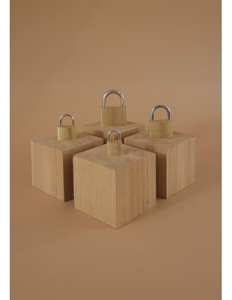 THIRARD 00021013 Cadenas FTH MH2 Padlock, Solid Brass Body and Hardened Shackle, 45mm Base, 2 Steel Toothed Keys, 45 mm - Image 2