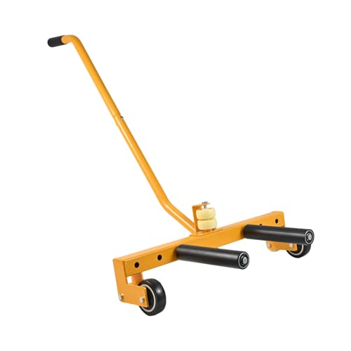 Wee-pansh Heavy Duty Adjustable Tire Wheel Dolly 330 LBS Capacity Tire Lift Moving Tool for Car Truck ATV Trailer Skid SteerYellow