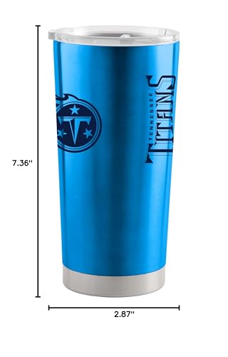 Image of Tennessee Titans NFL 20oz Stainless Steel Insulated Tumbler, Slider Lid