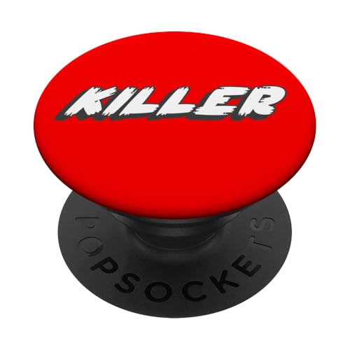 Killer | Canzone anni '80 e '90 Finire Impressionante Finisher Grande PopSockets PopGrip Adesivo