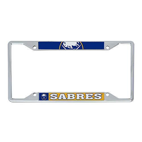 Ohio State Buckeyes White Metal License Plate
