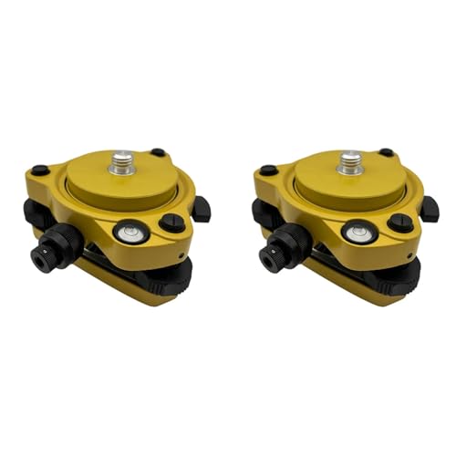 Tribrach avec Plomb Optique et Support GPS GNSS à Vis Rotative 5/8 Pouces Haute Précision