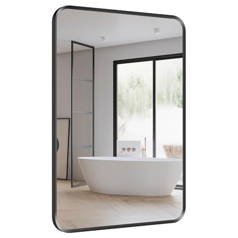 LUMIRRORS® 50x70cm Matt Black Bathroom Mirror Cover