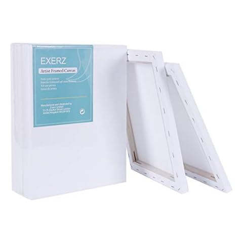 Exerz 5pk Pre-Stretched Artist Canvases Cover