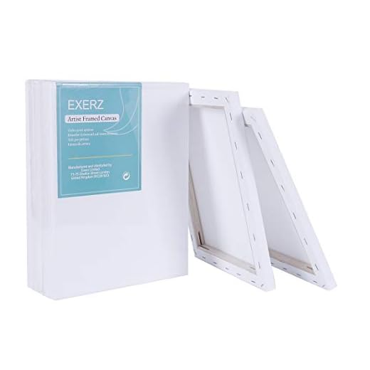 Exerz Lienzo, Blanco, 24x30cm 5PK