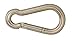 Campbell #2450 1/4" Spring Snap Link, Steel, Zinc Plated, Upc Tagged (T7645006) (Includes 10)