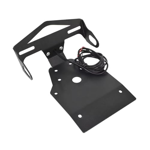 Support Plaque Moto ADV160 Fixation Solide Anti Vibration LED