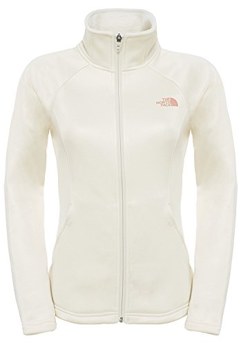 The North Face Damen W Agave Full Zip-EU Jacke, Weiss-Vint Wht Hther, M