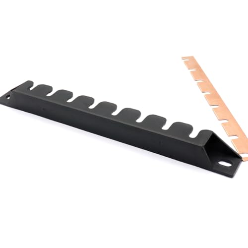 COOLHIYA E5 Series Circuit Breaker Mounting Bracket Nylon Holder for Marine Panel 8-Slot Busbar Set 180a Rv Truck Boat