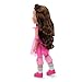 American Girl, AG Sisters Lea Doll, with Hazel Eyes, Long Wavy Brown Hair with Hot-Pink Highlights, 14.5