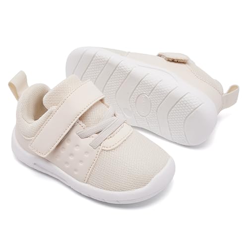 MORENDL Toddler Baby Shoes 0-4 Years Boy Girl Lightweight Breathable Non-Slip Sports Sneakers Running Walking Tennis Barefoot Shoes3