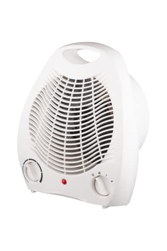 Heizungslüfter Elektroheizung Heizgeräte mit Überhitzungsschutz Thermoventilator 2 Stufe Elektronische Heizung für Wohnräume Büro Heizlüfter Energiesparend 2000W Elektroheizkörper Cover