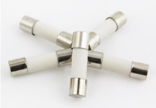 5 Qty. 5x20mm 10A Slow-Blow Ceramic Fuse T10a 250v