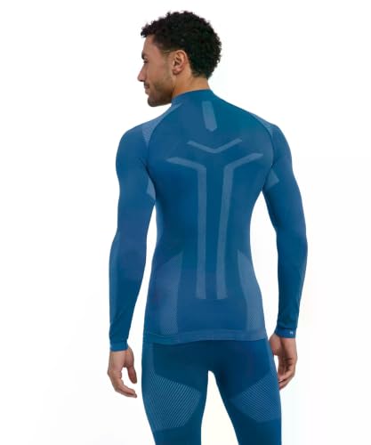FALKE Herren Warm Turtleneck Funktionsshirt Langarm Funktionswäsche – Ansicht 2