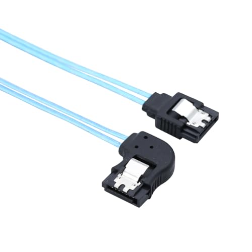 Cable SATA 7P Hembra ángulo recto a SATA Hembra 0.3 m miniatura 4