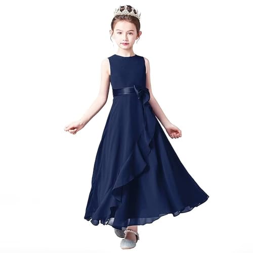 dideyttawl Little Juniors Girl Long Bridesmaid Dress Wedding...