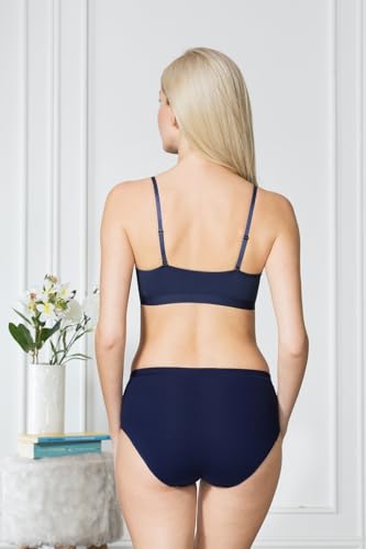 Image of Van Heusen Women's Beginner's Cotton Bra | Full Coverage | Non-Padded | Non-Wired | Detachable Straps | Breathable Fabric | Soft Cotton Stretch | Keeps You Fresh | Teenage Essential | Style 11020