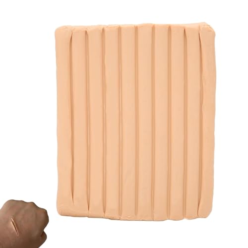 Agatige 300g Scar Wax Flesh Colored Wound Skin Wax Fake Nose Scar SFX Make Up Special Effects Wound Modeling Body Paint Cosmetic Clay Sculptor for Halloween Stage Cosplay