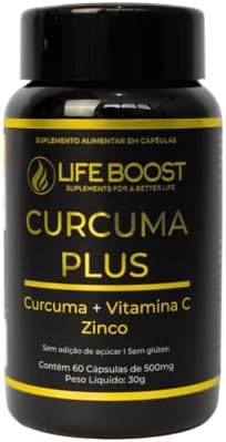 Cúrcuma Plus Life Boost | 99% Curcuminoides com Alta Absorção | A...