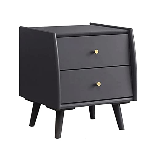 Ampio spazio di archiviazione: questo tavolino ha due cassetti integrati che offrono ampio spazio per i tuoi oggetti essenziali quotidiani come giornali e riviste. Piano piatto per sveglia, cornice per foto o orologio, ecc.
