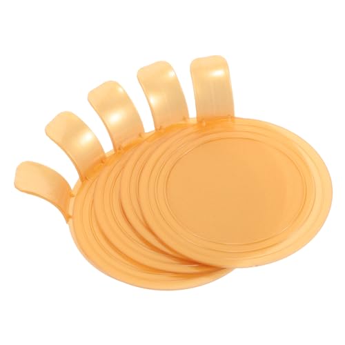 STOBAZA 100Pcs Mousse Cake Board with Handle Reusable Plastic Cake Base for Parties Weddings and Celebrations Dessert Holder for Easy Serving and Display