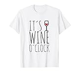 Photo Gallery it s wine o clock | vino rosso bicchiere di vino divertente maglietta Photo Gallery it s wine o clock | vino rosso bicchiere di vino divertente maglietta
