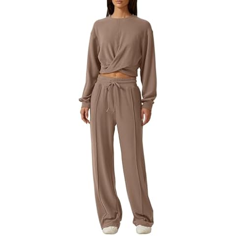 QINSEN Women's Cropped Sweatsuit Cover