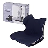 nishikawa 【 西川 】 キープス クッション for beauty 骨盤サポートクッション 骨盤を優しく支え ラクに美しい姿勢をキープ 坐骨に集中する圧力を分散 座布団 シートクッション チェアクッション 40X39X28cm Keeps ネイビー HG94134655