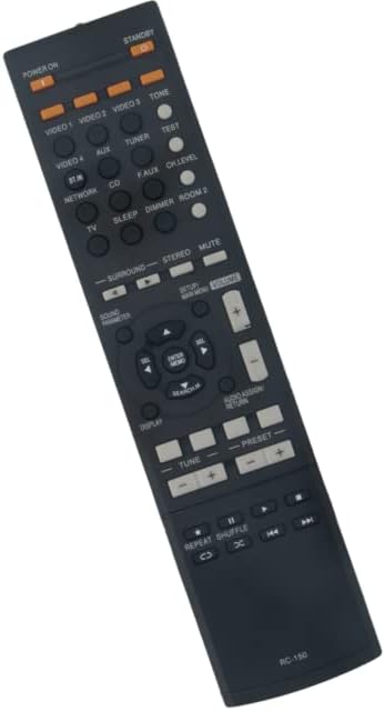 Replacement Remote Control Replace for TV/Audio/Projector RC-150 for Sherwood Network AV Receiver R-507 R-607 R-807