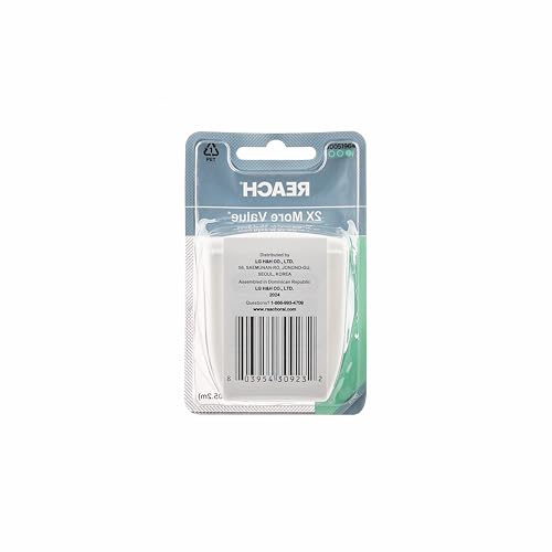 Reach Waxed Dental Floss, 115Yd 3 Pack, 2X More Value, Mint, Pfas-Free, Plaque Remover, Shred Resistant thumb #4