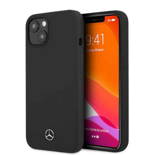 Mercedes MEHCP14MSILBK Coque Rigide en Silicone pour 14 Plus 6,7" Noir/Noir