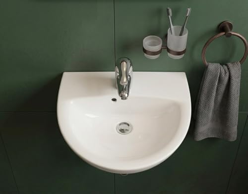 Lavamanos cerámico Jacob Delafon Patio E4152-00 con diseño redondeado premium 6