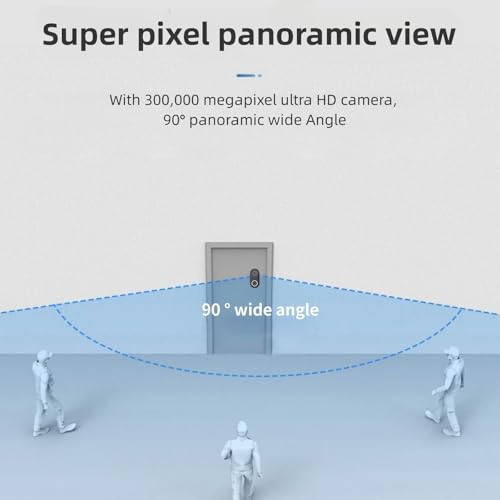 Image of Suicune Wireless Smart Video Doorbell Camera with Chime, 2-Way Talk, Night Vision, Cloud Storage, Battery Powered Video Doorbells, 2.4GHz Wi-Fi Compatible