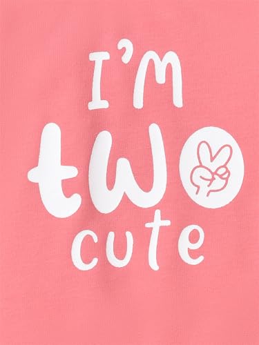 Toddler Girl 2nd Birthday Outfits Im Two Cute Sweatshirt 2 Year Old Birthday Girl Sweatshirt2