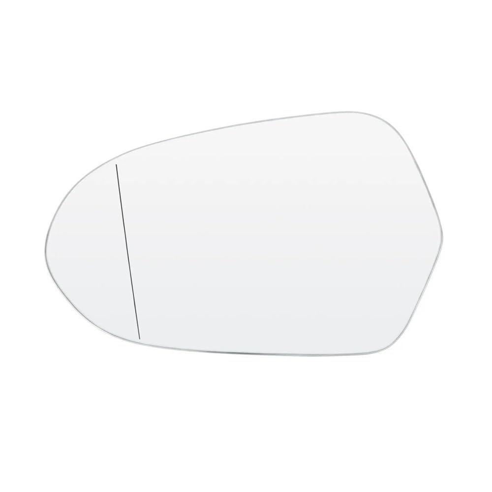 Cristal Espejo Retrovisor Espejo Retrovisor Puerta Lateral Conductor Izquierdo Y Derecho Cristal Calefactable Spiegel Glas Transparente Para Audi A6 Para Quattro S6 2012-2018 (Color : Left)