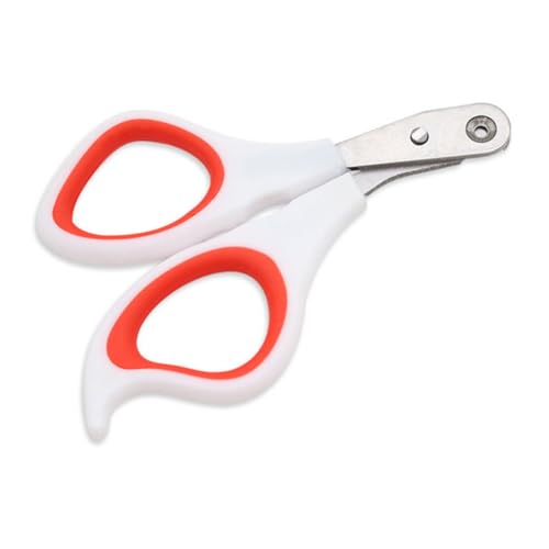 WATIIFUFU 耐摩耗性ペット爪切り 猫用コンパクトネイルトリマー 犬猫兼用 設計 抗滑りハンドル 楽々爪カット 新米飼い主向け