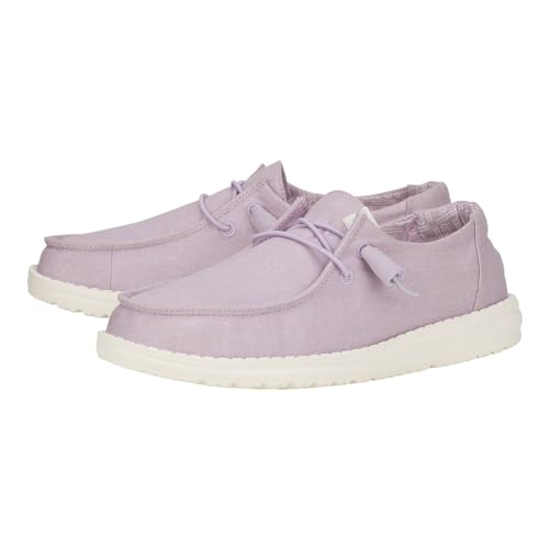Image of HEYDUDE Women's Wendy Stretch Canvas Slip On Shoes | Easy On Loafer