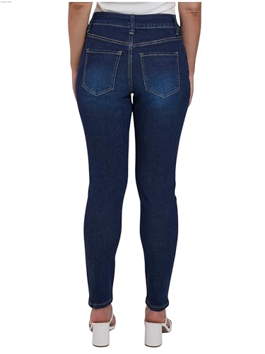 Royalty For Me Womens Women's Petite Sustainable High Rise Skinny Jeans3