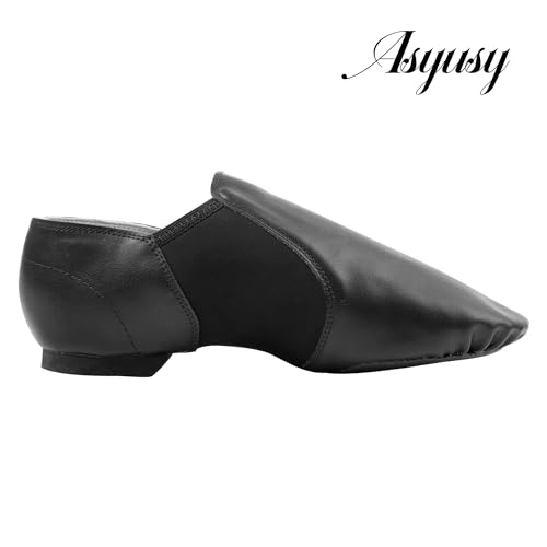 Dance Jazz Shoes,Soft Leather Dance Slippers for Women/Men3