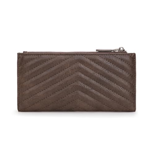 Image of Montana West Wrangler Wallet Women Slim Bifold Wallet Women Minimalist Wallets, Card Cases & Money Organizers Ladies Female Travel Wallets with Smooth Zippers