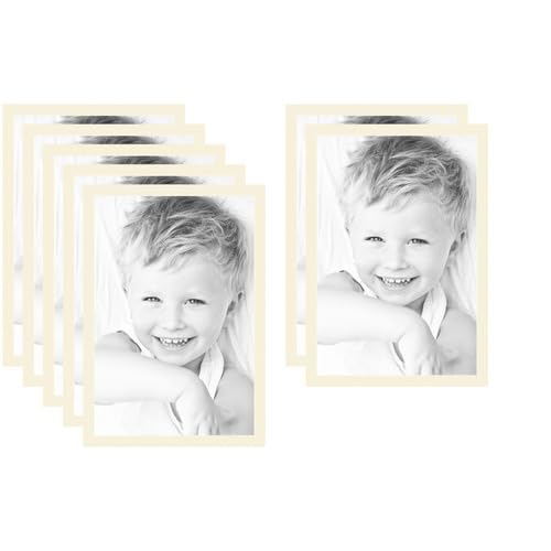 24x36 Cream Linen/Ivory Custom Mat for Picture Frame with 20x32 Opening Size (Mat Only, Frame NOT Included) - 7 Pack