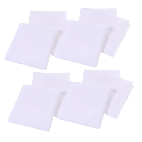 ABOOFAN 12Pcs Children Sweat Towels Soft Handkerchiefs for Boys and Girls Multi-Functional Burp Cloths Absorbent Toddler Back Towels for Face and Hands